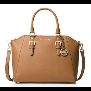 ❤️Michael Kors Ciara Large Top Zip Satchel
